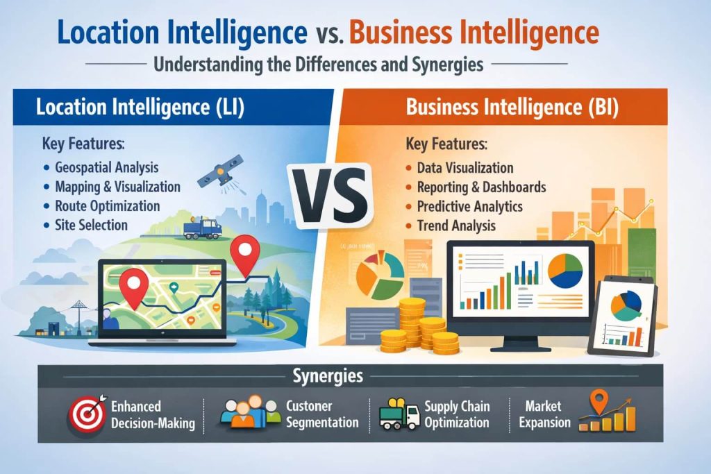 Location Intelligence and Business Intelligence Compared